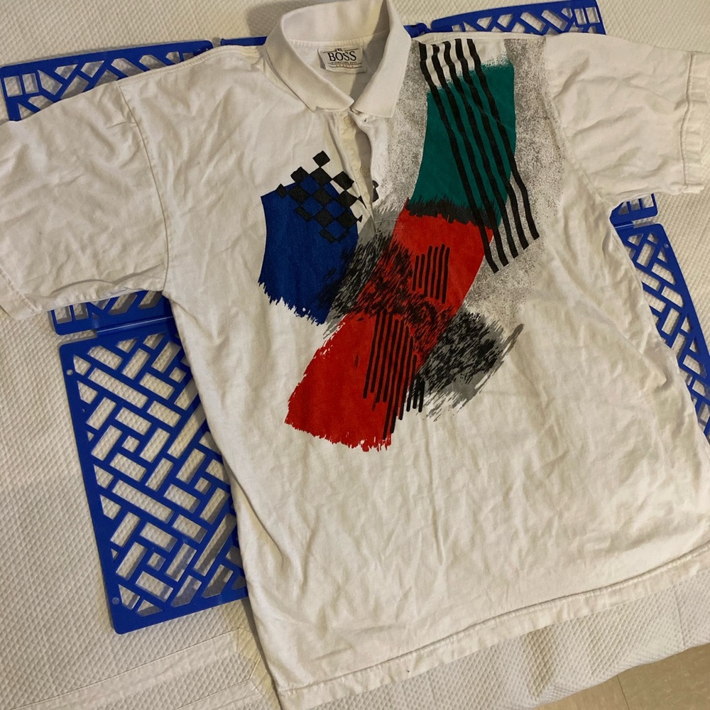 Vintage Hugo Boss Sports SS Polo Shirt XL